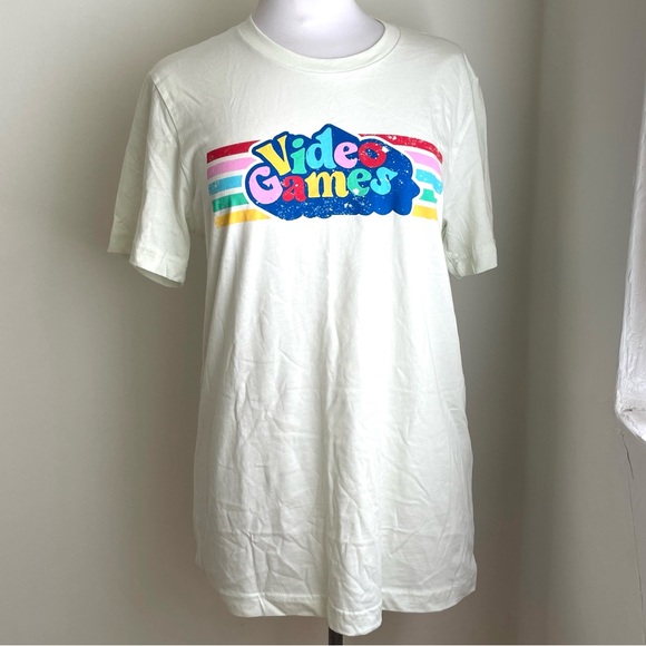 NWOT Sanshee Video Games Kidcore Vintage T-shirt Medium Unisex - Picture 2 of 7